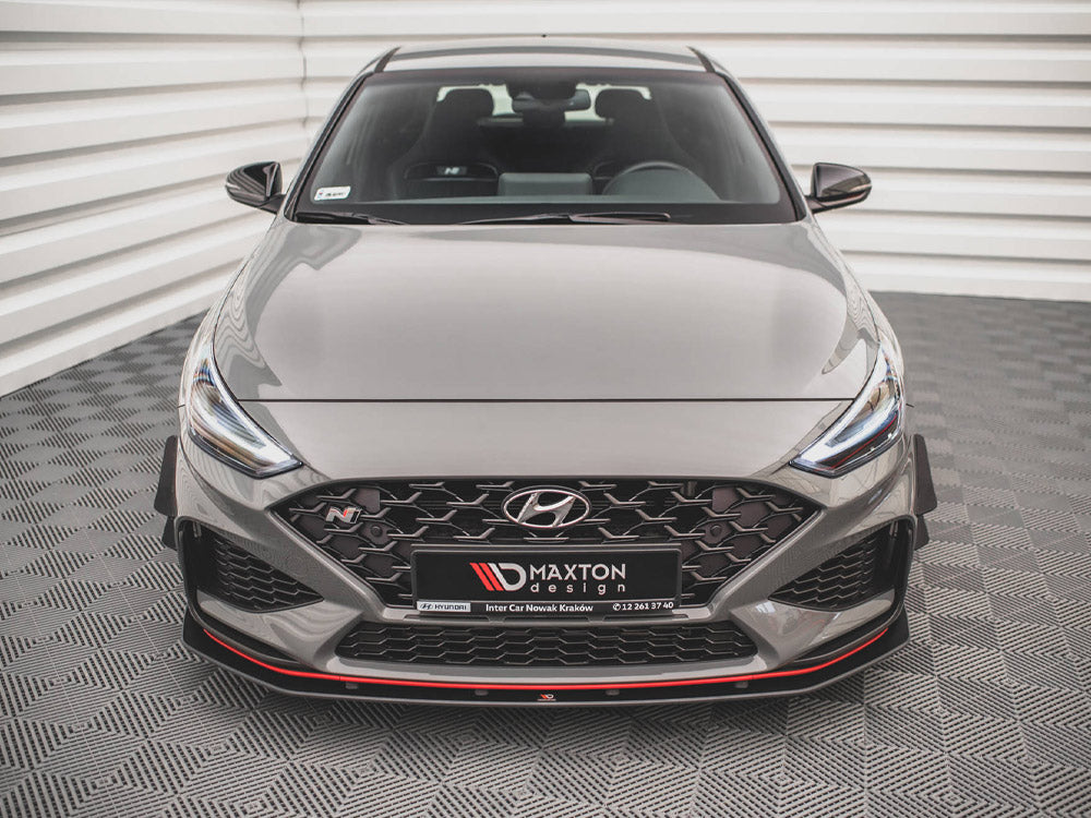 Maxton Design - FRONT BUMPER WINGS (CANARDS) HYUNDAI I30 N HATCHBACK/FASTBACK MK3 FACELIFT (2020-)