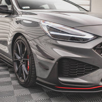 Maxton Design - FRONT BUMPER WINGS (CANARDS) HYUNDAI I30 N HATCHBACK/FASTBACK MK3 FACELIFT (2020-)