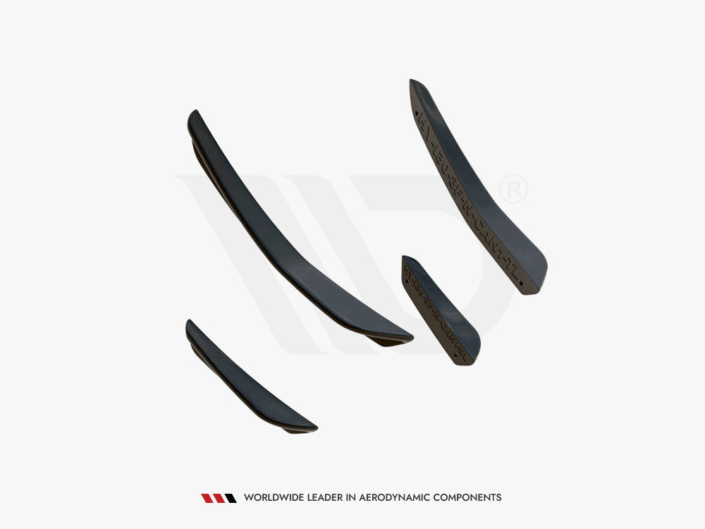 Maxton Design - FRONT BUMPER WINGS (CANARDS) HYUNDAI I30 N HATCHBACK/FASTBACK MK3 FACELIFT (2020-)