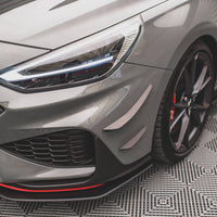 Maxton Design - FRONT BUMPER WINGS (CANARDS) HYUNDAI I30 N HATCHBACK/FASTBACK MK3 FACELIFT (2020-)