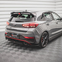 Maxton Design - CENTRAL REAR SPLITTER FOR HYUNDAI I30 N HATCHBACK MK3 FACELIFT (2020-)
