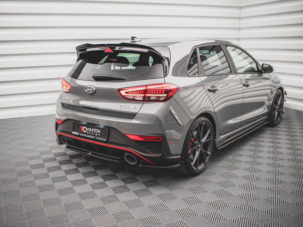Maxton Design - CENTRAL REAR SPLITTER FOR HYUNDAI I30 N HATCHBACK MK3 FACELIFT (2020-)