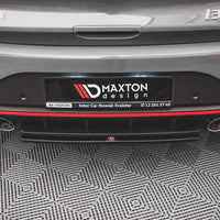 Maxton Design - CENTRAL REAR SPLITTER FOR HYUNDAI I30 N HATCHBACK MK3 FACELIFT (2020-)