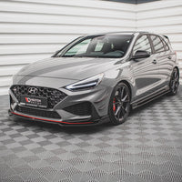 Maxton Design - FRONT SPLITTER V.3 HYUNDAI I30 N HATCHBACK/FASTBACK MK3 FACELIFT (2020-)