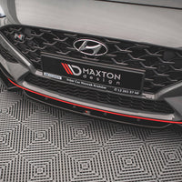 Maxton Design - FRONT SPLITTER V.1 + FLAPS HYUNDAI I30 N HATCHBACK / FASTBACK MK3 FACELIFT