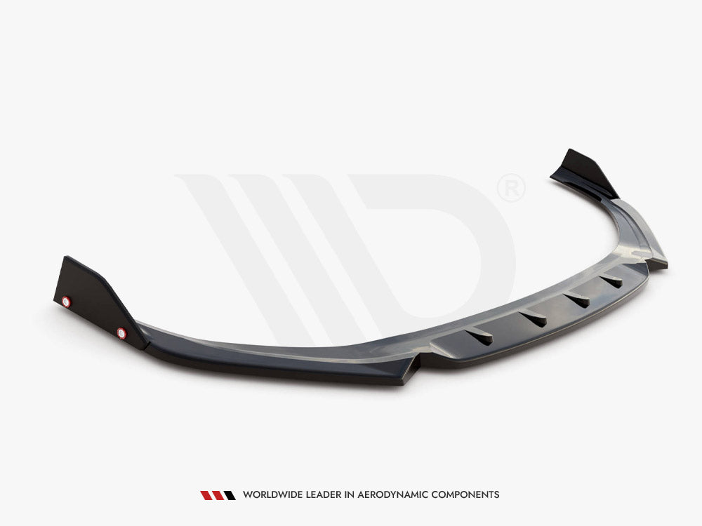 Maxton Design - FRONT SPLITTER V.1 + FLAPS HYUNDAI I30 N HATCHBACK / FASTBACK MK3 FACELIFT