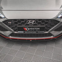 Maxton Design - FRONT SPLITTER V.1 + FLAPS HYUNDAI I30 N HATCHBACK / FASTBACK MK3 FACELIFT