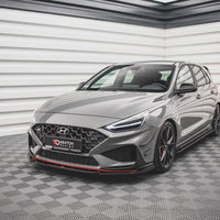 Maxton Design - FRONT SPLITTER V.2 HYUNDAI I30 N HATCHBACK/FASTBACK MK3 FACELIFT (2020-)