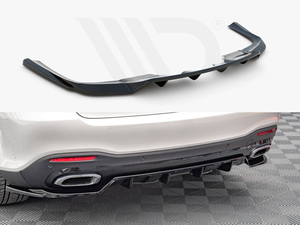 Maxton Design - Central Rear Splitter (Vertical Bars) Mercedes-Benz GLS AMG-Line X167