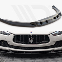 Maxton Design - FRONT SPLITTER V.1 MASERATI GHIBLI MK3 (2013-)