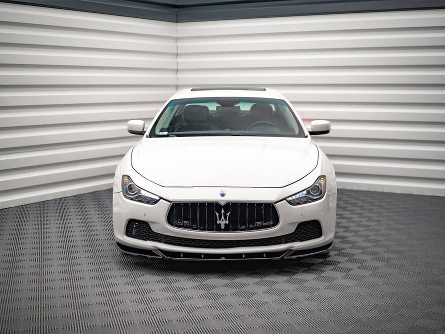 Maxton Design - FRONT SPLITTER V.1 MASERATI GHIBLI MK3 (2013-)