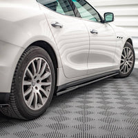 Maxton Design - SIDE SKIRTS DIFFUSERS MASERATI GHIBLI MK3 (2013-)