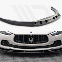 Maxton Design - FRONT SPLITTER V.2 MASERATI GHIBLI MK3 (2013-)