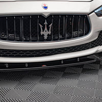 Maxton Design - FRONT SPLITTER V.2 MASERATI GHIBLI MK3 (2013-)