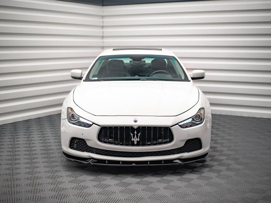 Maxton Design - FRONT SPLITTER V.2 MASERATI GHIBLI MK3 (2013-)
