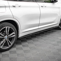 Maxton Design - Side Skirts Diffusers BMW X1 M-Pack F48 / F48 Facelift