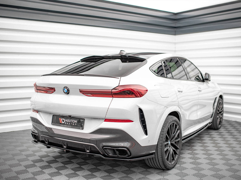 Maxton Design - CENTRAL REAR SPLITTER (VERTICAL BARS) V.1 BMW X6 M-PACK G06
