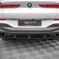 Maxton Design - CENTRAL REAR SPLITTER (VERTICAL BARS) V.1 BMW X6 M-PACK G06