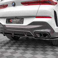 Maxton Design - CENTRAL REAR SPLITTER (VERTICAL BARS) V.1 BMW X6 M-PACK G06