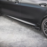 Maxton Design - SIDE SKIRTS DIFFUSERS V.1 + FLAPS BMW M8 GRAN COUPE F93 / 8 GRAN COUPE M-PACK G16
