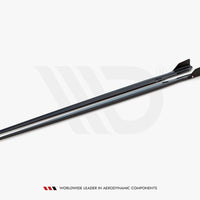 Maxton Design - SIDE SKIRTS DIFFUSERS V.1 + FLAPS BMW M8 GRAN COUPE F93 / 8 GRAN COUPE M-PACK G16