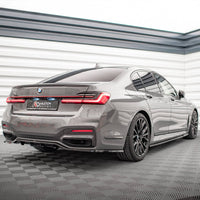 Maxton Design - Rear Splitter (Vertical Bars) V.1 BMW 7 M-Pack G11 / G12 Facelift
