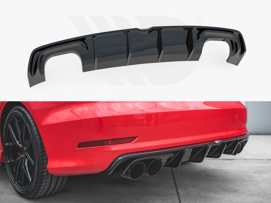 Maxton Design - REAR VALANCE AUDI S3 SEDAN 8V (2013-2016)