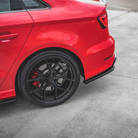 Maxton Design - REAR SIDE SPLITTERS AUDI S3 SEDAN 8V (2013-2016)