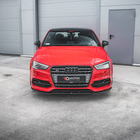 Maxton Design - FRONT SPLITTER V.2 AUDI S3 / A3 S-LINE 8V SEDAN / CABRIO (2013-2016)