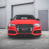 Maxton Design - FRONT SPLITTER V.1 AUDI S3 / A3 S-LINE 8V SEDAN / CABRIO (2013-2016)