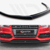 Maxton Design - FRONT SPLITTER V.1 AUDI S3 / A3 S-LINE 8V SEDAN / CABRIO (2013-2016)