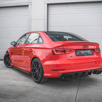 Maxton Design - SIDE SKIRTS DIFFUSERS V.1 AUDI S3 / A3 S-LINE 8V / 8V FL SEDAN (2013-2020)