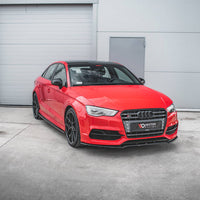 Maxton Design - SIDE SKIRTS DIFFUSERS V.1 AUDI S3 / A3 S-LINE 8V / 8V FL SEDAN (2013-2020)