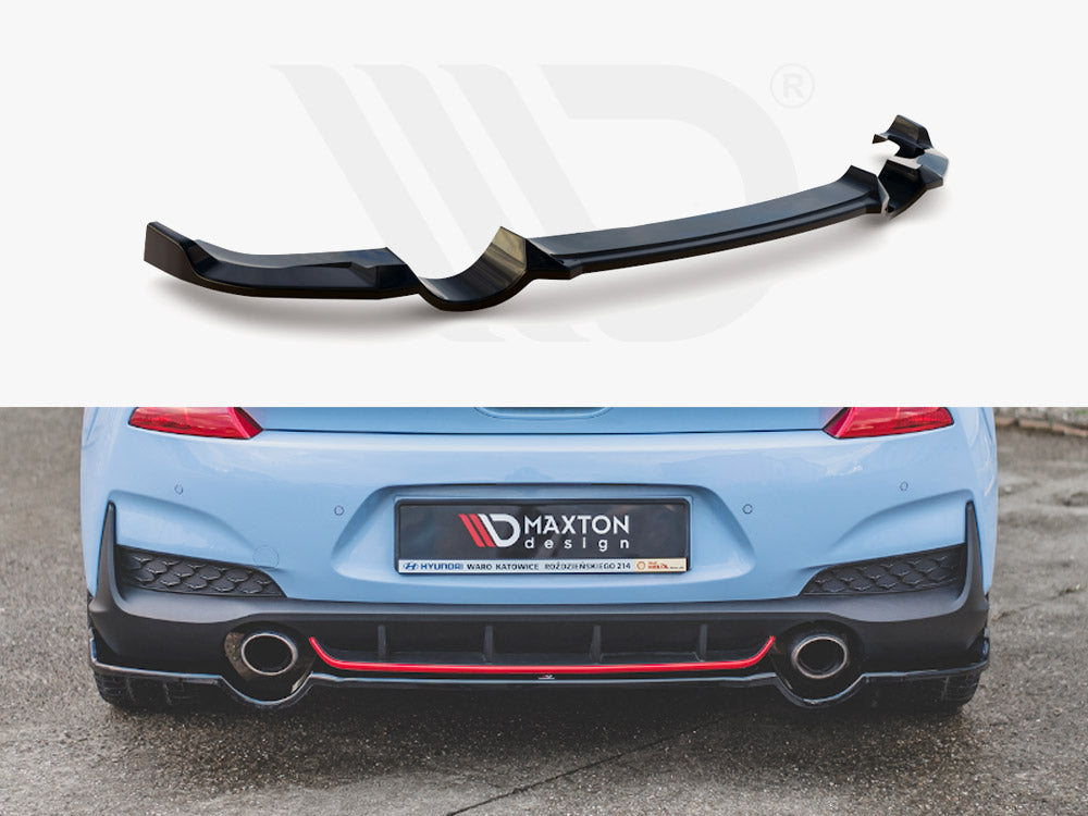 Maxton Design - CENTRAL REAR SPLITTER HYUNDAI I30 N MK3 HATCHBACK (2017-)