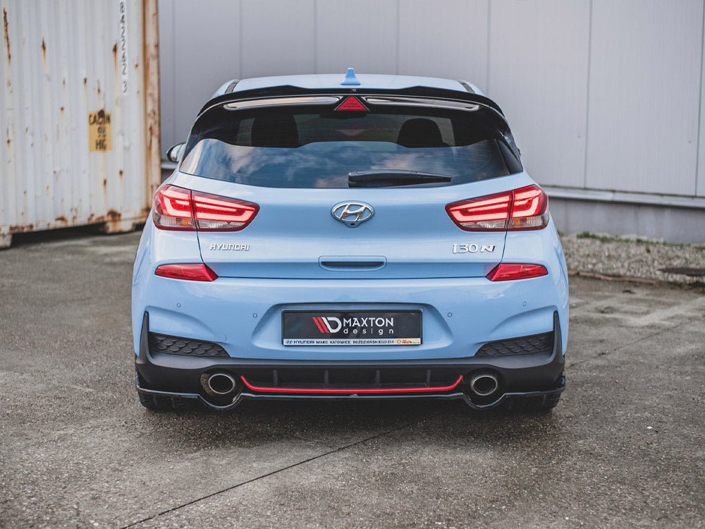 Maxton Design - CENTRAL REAR SPLITTER HYUNDAI I30 N MK3 HATCHBACK (2017-)