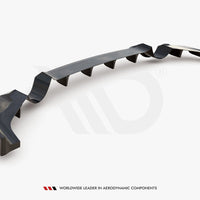 Maxton Design - CENTRAL REAR SPLITTER (WITH VERTICAL BARS) HYUNDAI I30 N MK3 HATCHBACK (2017-2020)