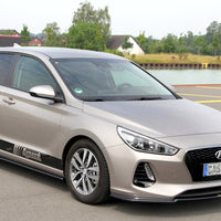Maxton Design - FRONT SPLITTER V.1 HYUNDAI I30 MK3 HATCHBACK (2017-2020)