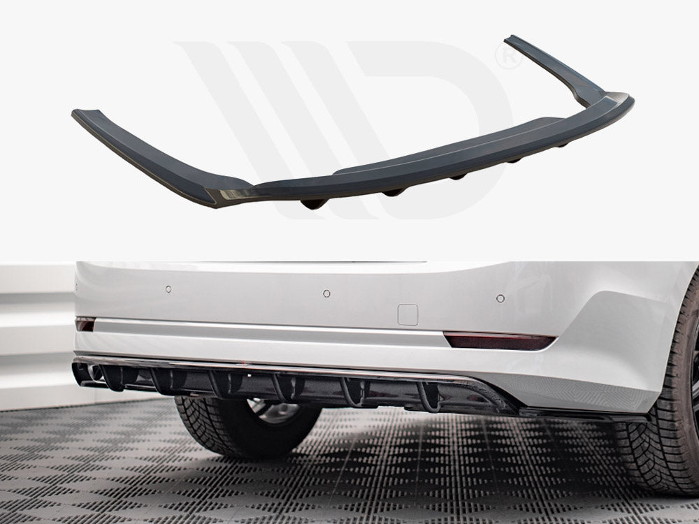 Maxton Design - CENTRAL REAR SPLITTER (VERTICAL BARS) SKODA OCTAVIA MK4 (2019-)