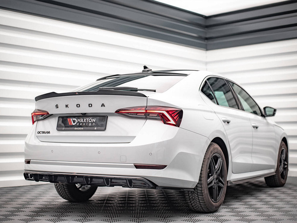 Maxton Design - CENTRAL REAR SPLITTER (VERTICAL BARS) SKODA OCTAVIA MK4 (2019-)