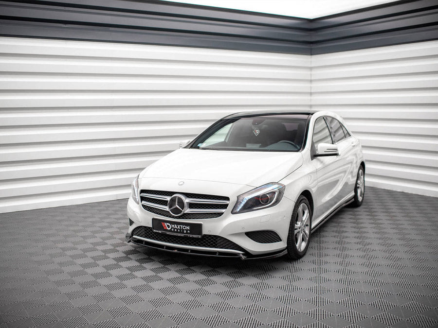 Maxton Design - FRONT SPLITTER V.1 MERCEDES A W176 (2012-2015)