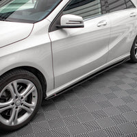 Maxton Design - SIDE SKIRTS DIFFUSERS V.1 MERCEDES A W176 (2012-2015)
