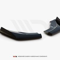Maxton Design - REAR SIDE SPLITTERS V.1 MERCEDES A W176 (2012-2015)