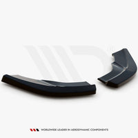 Maxton Design - REAR SIDE SPLITTERS V.2 MERCEDES A W176 (2012-2015)