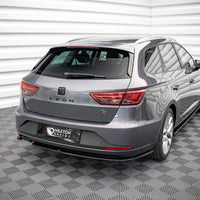 Maxton Design - REAR SIDE SPLITTERS V.1 SEAT LEON FR SPORTSTOURER MK3 (2012-2016)
