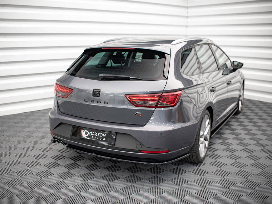 Maxton Design - REAR SIDE SPLITTERS V.1 SEAT LEON FR SPORTSTOURER MK3 (2012-2016)
