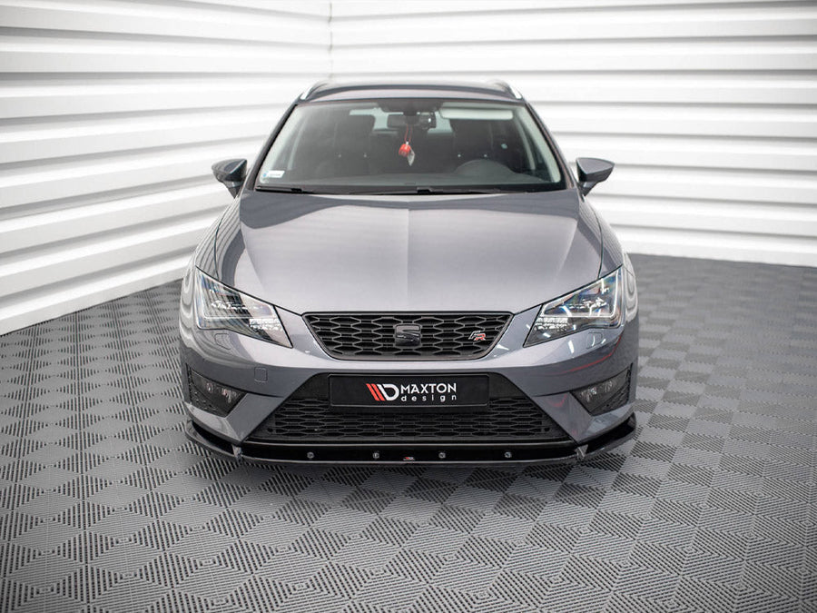 Maxton Design - FRONT SPLITTER V.1 SEAT LEON FR / CUPRA MK3 (2012-2016)