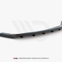 Maxton Design - CENTRAL REAR SPLITTER (VERTICAL BARS) SEAT LEON HATCHBACK MK3 (2012-2016)