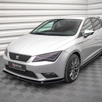 Maxton Design - FRONT SPLITTER V.1 SEAT LEON MK3 (2012-2016)