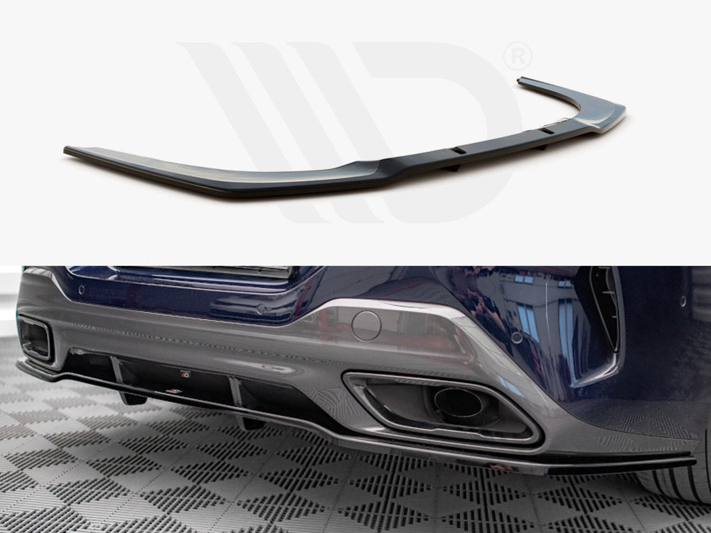 Maxton Design - CENTRAL REAR SPLITTER (VERTICAL BARS) BMW 8 GRAN COUPE M-PACK G16 (2019-)