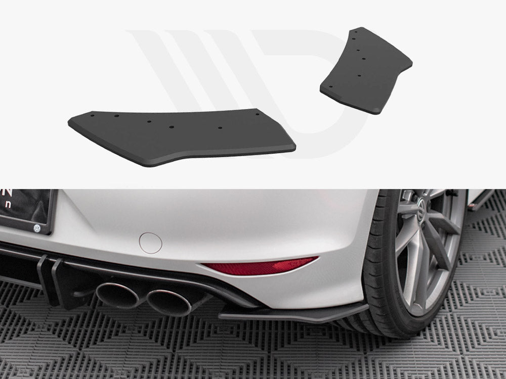 Maxton Design - STREET PRO REAR SIDE SPLITTERS VW GOLF R MK7 (2013-2016)